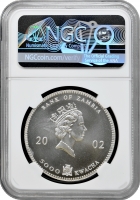 Замбія 5000 квач 2002 р., NGC MS67, "Дика природа Африки - Слони" кольорова