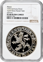 Гессен-Кассель 1 талер 1624 (1975), NGC PF68 UC RESTRIKE, "Ландграфство (1572 - 1729)"