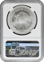 Мексика 1 онза 1996 р. Mo, NGC MS68, "Срібна інвестиційна монета "Свобода"