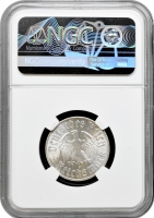 Німеччина - Третій рейх 2 рейхсмарки 1933 F, NGC MS63, "450 років з дня народження М. Лютера"