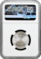 Німеччина - Третій рейх 2 рейхсмарки 1934 р. E, NGC MS62, "Гарнізонна церква в Потсдамі"