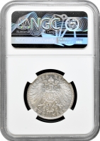 Баварія 2 марки 1911 р. D, NGC MS62, "90 років від дня народження Луїтпольда Баварського"