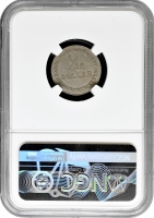 Голландська Ост-Індія 1/10 долара 1902-1913 р., NGC AU Det., "Silau Tabakmaaschappy"