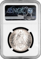 Ройсс-Грейц 3 марки 1909 A, NGC MS63, "Принц Генріх XXIV (1902 - 1918)"