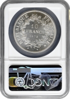 Франція 10 франків 1972 р., NGC PF69 PIEFORT, "П'ята Республіка (1959 - 2002)" Top Pop