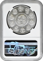 Мексика 1 онза 2007 р., NGC MS68, "Срібна інвестиційна монета "Libertad"