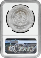Мексика 5 песо 1998 р. Mo, NGC MS67, "Тольтеки - Sacerdote"