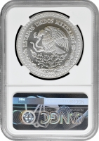 Мексика 1 онза 1996 р. Mo, NGC MS69, "Срібна інвестиційна монета "Свобода"