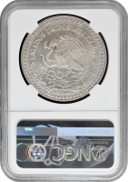 Мексика 1 онза 1999 р. Mo, NGC MS65, "Срібна інвестиційна монета "Свобода"