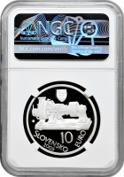 Словаччина 10 євро 2009 р., NGC PF70 UC, "150 років від дня народження Ауреля Болеслава Стодоли" Top Pop