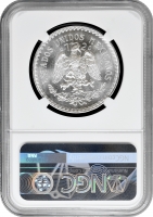 Мексика 1 песо 1933 р. Mo, NGC MS65, "Мексиканські Сполучені Штати (1905 - 1969)"