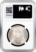 Липпе-Детмольд 3 марки 1913 A, NGC MS63, "Князь Леопольд IV (1905 - 1918)"