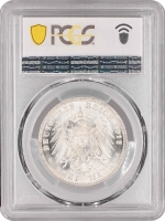 Вюртемберг 3 марки 1912 г. F, PCGS MS66, "Король Вильгельм II (1891 – 1918)"