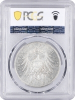 Баварія 5 марок 1914 р. D, PCGS MS63, "Король Людвіг III (1913 - 1918)"