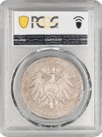 Пруссія 5 марок 1914 A, PCGS MS62, "Король Вільгельм II (1888 - 1918)"