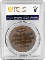 Німеччина - Третій рейх бронзова медаль 1933, PCGS SP62, "Гінденбург і Гітлер, вибори в Рейхстаг"