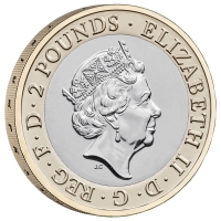 Великобритания 2 фунта 2020 г., BU, "75 лет Дню Победы в Европе"