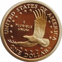 США 1 доллар 2004 г. S, PROOF, 'Доллар Сакагавея'