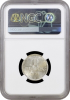 Германия 1 марка 1925 г. D, NGC MS62, "Веймарская Республика (Марка) (1919 - 1925)"