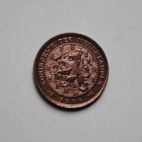 Нидерланды 1/2 цента 1906 г., РЕДКАЯ, СОСТОЯНИЕ