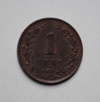 Нидерланды 1 цент 1878 г., РЕДКОЕ СОСТОЯНИЕ